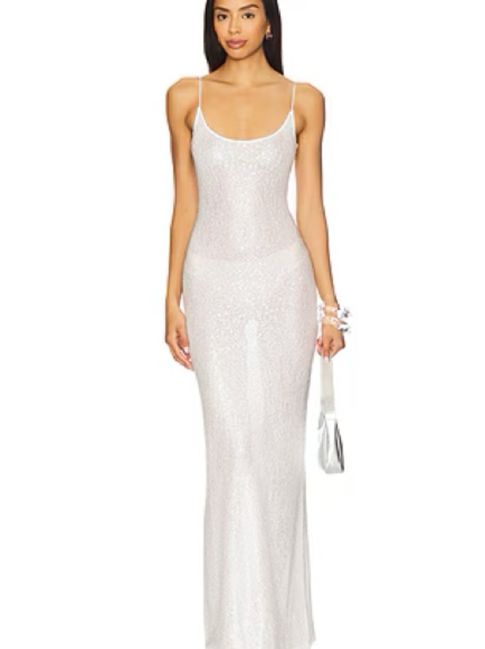 Rossa Maxi Dress in White